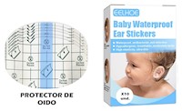 Protector de Oidos Impermeable para Bebés Agua x10 und
