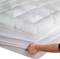 Protector de colchon grueso de bambú Niagara Sleep Solution