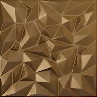 Panel decorativo de pared 3D Ekena Millwork fiebre del oro