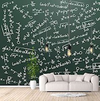 Mural de pared autoadhesivo para dormitorio (100"x144")