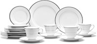 Juego de vajilla de 20 piezas, Blanco 4324-20M Noritake