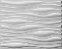 Paneles de pared decorativos de PVC 3D onda 2