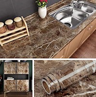 papel adhesivo para encimera de 78.74x 15.75 x 0.01 pulgadas
