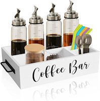 Organizador de estación de café CHONIC blanco