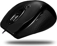 MOUSE ADESSO G2  ERGONOMICO USB 6 BOTONES  2400DPI  NEGRO