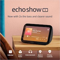 Echo Show 5 3ra gen pantalla con sonido y Alexa, Carbón