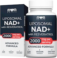 Mom Nutrix Liposomal Nad+ with Resveratrol 2000mg 120 Capsulas