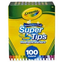 Plumones Lettering Crayola Super Tips x 100 unds