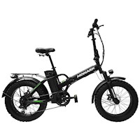 Bicicleta Eléctrica Monark E-Motion Aro 20" Negro Verde