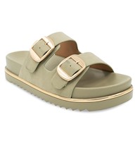 SANDALIA MUJER STHEF CASUAL VERDE 8195