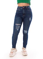 PANTALON DENIM STRETCH SQUEEZE PARA MUJER - STONE DSTYR