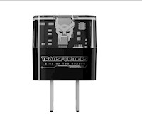 ADAPTADOR TRANSFORMERS 20W PUERTO USB Y C  ANDROID Y IPHONE- NEGRO