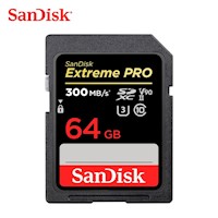 Memoria SD SanDisk 64GB Extreme PRO UHS-II / V90 SDXC
