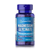 Glicinato de Magnesio 240 mg (60 Cápsulas) - Puritan's Pride