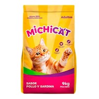 Comida Gatos MICHICAT Pollo/Sardina 9kg