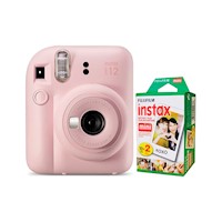 Camara Fujifilm Instax Mini 12 Rosado Flor+Pack de Pelicula x20