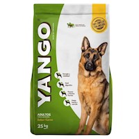 Alimento para Perros YANGO Adultos Sabor a Carne Bolsa 25Kg