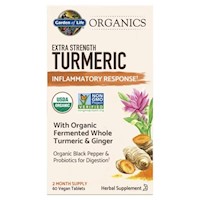 Garden Of Life Organics Extra Strenght Turmeric 120 Tabletas