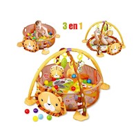 Gimnasio de Actividad Circular con Pelotas en forma de León