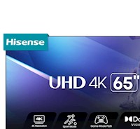 Televisor 65" Hisense UHD 4K A6NA Google tv