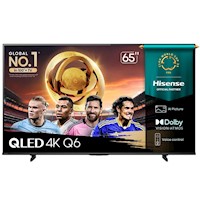 TV Hisense 65" QLED 4K UHD Vidaa 65Q6QV