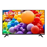 Televisor LG 65" LED 4K UHD Smart TV con ThinQ AI 65UT7300PSA (2024)