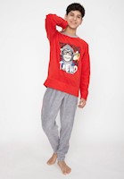 Kayser Pijama Juvenil Hombre Polar-66.1260-Rojo