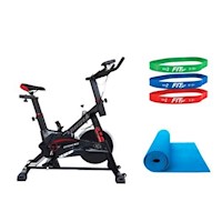 Combo Bicicleta de Spinning 2 Fitness K6