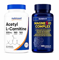 Pack Acetyl L-Carnitine 500 mg + Magnesio Complex