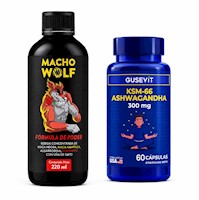Macho Wolf 220 ml + Ashwagandha 300 mg KSM-66