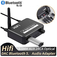 Convertidor Audio Digital a Análogo Adaptador Bluetooth Usb Mp3