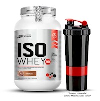 PROTEÍNA ISO WHEY 90 1. 1 KG CHOCOLATE + SHAKER ALEATORIO