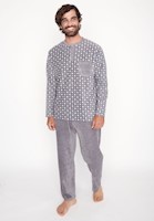 Kayser Pijama Caballero Polar 67.1249-Gri-L