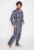 Kayser Pijama Caballero Franela 67.1274-Azu-L