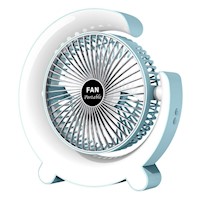 Ventilador Sobremesa con Luz RGB 3 Velocidades Diseño de Luna KS-2029
