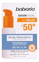Babaria Serum Facial Protector Solar Ácido Hialurónico Fps50