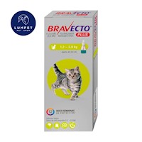 Bravecto Plus Gato 1,2 - 2,8 kg X1 Pipeta