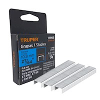 Caja con 1000 grapas 27/64" 10.8 mm para ET-50-1/4 (Pack x2 und), Truper