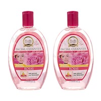 PACK 2 LIMPIADOR FACIAL DE ROSAS 225ML NEVADA