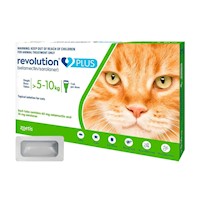 Revolution Plus 1undi x1ml Verde Felinos 5-10kg