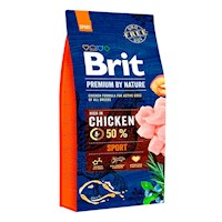 Comida para Perros Activos Brit Premium Pollo Sport 15kg