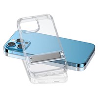Case Wingy con soporte para iPhone 14 Max 6.7" Transparente (2 Cámaras)