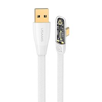 Cable ICEFLAKE USB a Type-C 66W 1.2m Blanco