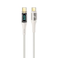 Cable Digital SHADOW Type-C a Type-C 100W 1.2m Beige