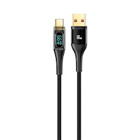 Cable Digital SHADOW USB a Type-C 66W 1.2m Negro