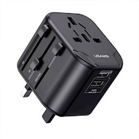 Cargador Universal 4en1 USB Dual 12W Negro