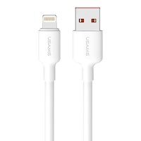 Cable U84 USB para iPhone 2.4A 1m Blanco