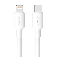 Cable U84 Type-C para iPhone PD 20W 1m Blanco