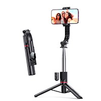 Selfie Stick inalámbrico con trípode Negro