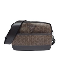 Morral Guess Insignia para Hombre - Marron